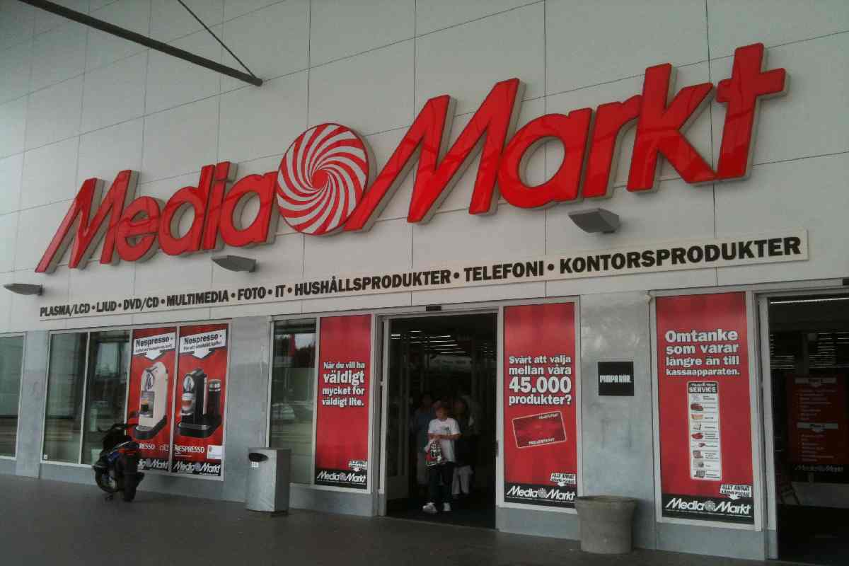 Un punto vendita di MediaWorld in Svezia